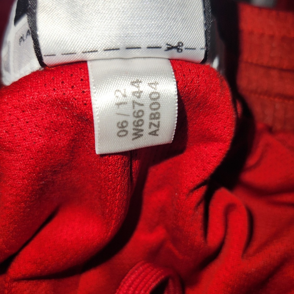 Adidas Red Wind Track Pants Men's Large Athletic Joggers Workout‎ - Picture 6 of 15